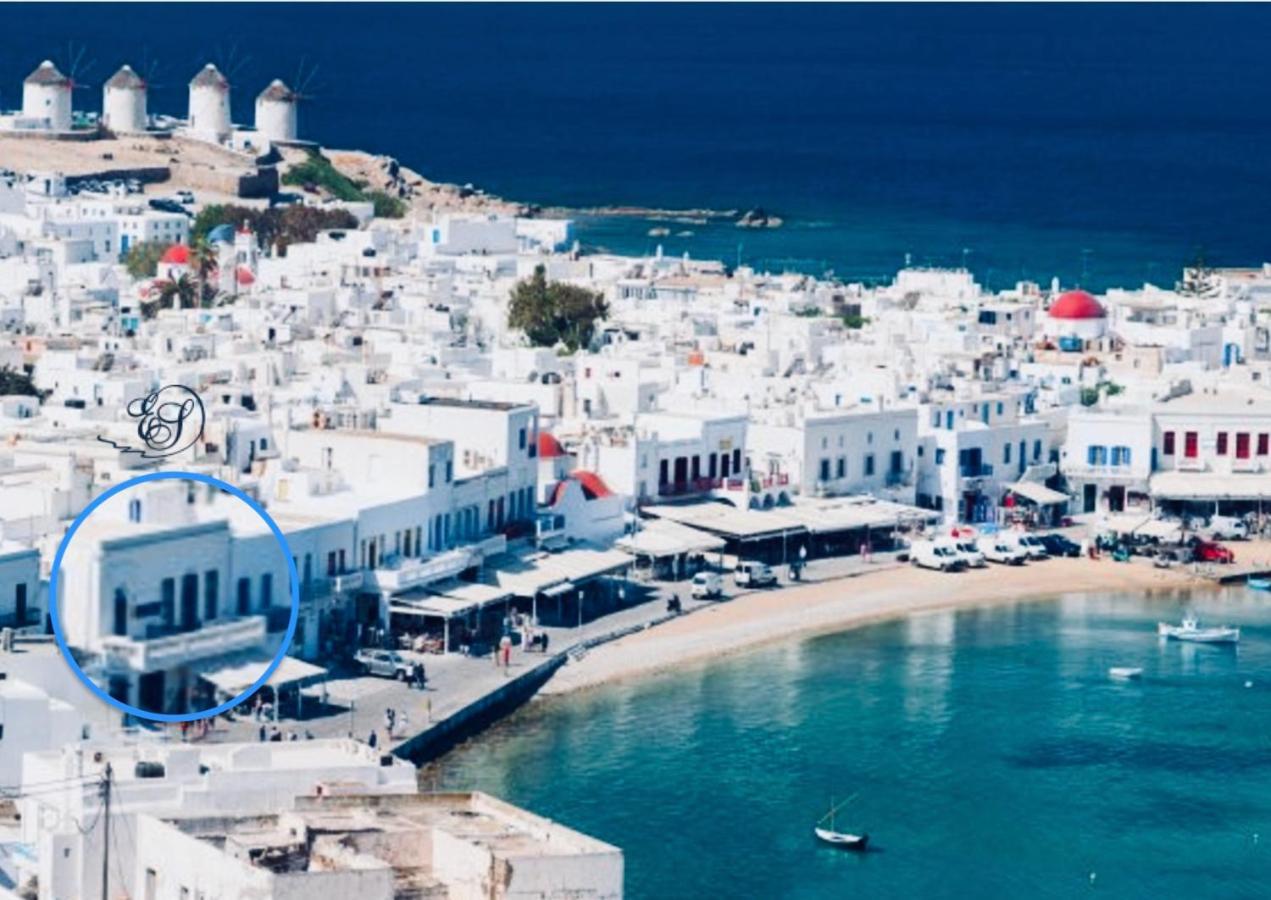 Mykonos Old Harbor Front Suite With Balcony Mykonos Town Exteriör bild